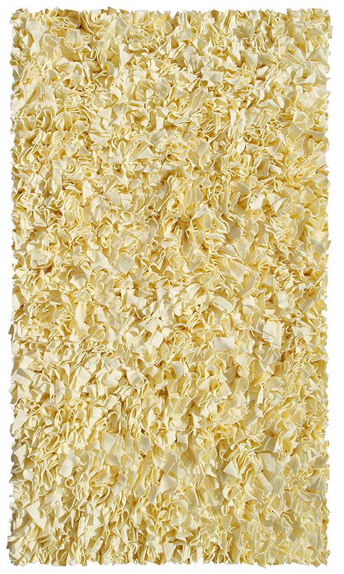 Shaggy Raggy Yellow Area Rug - Durable, Versatile & Decorative for Kids' Rooms in Multiple Shapes and Sizes
