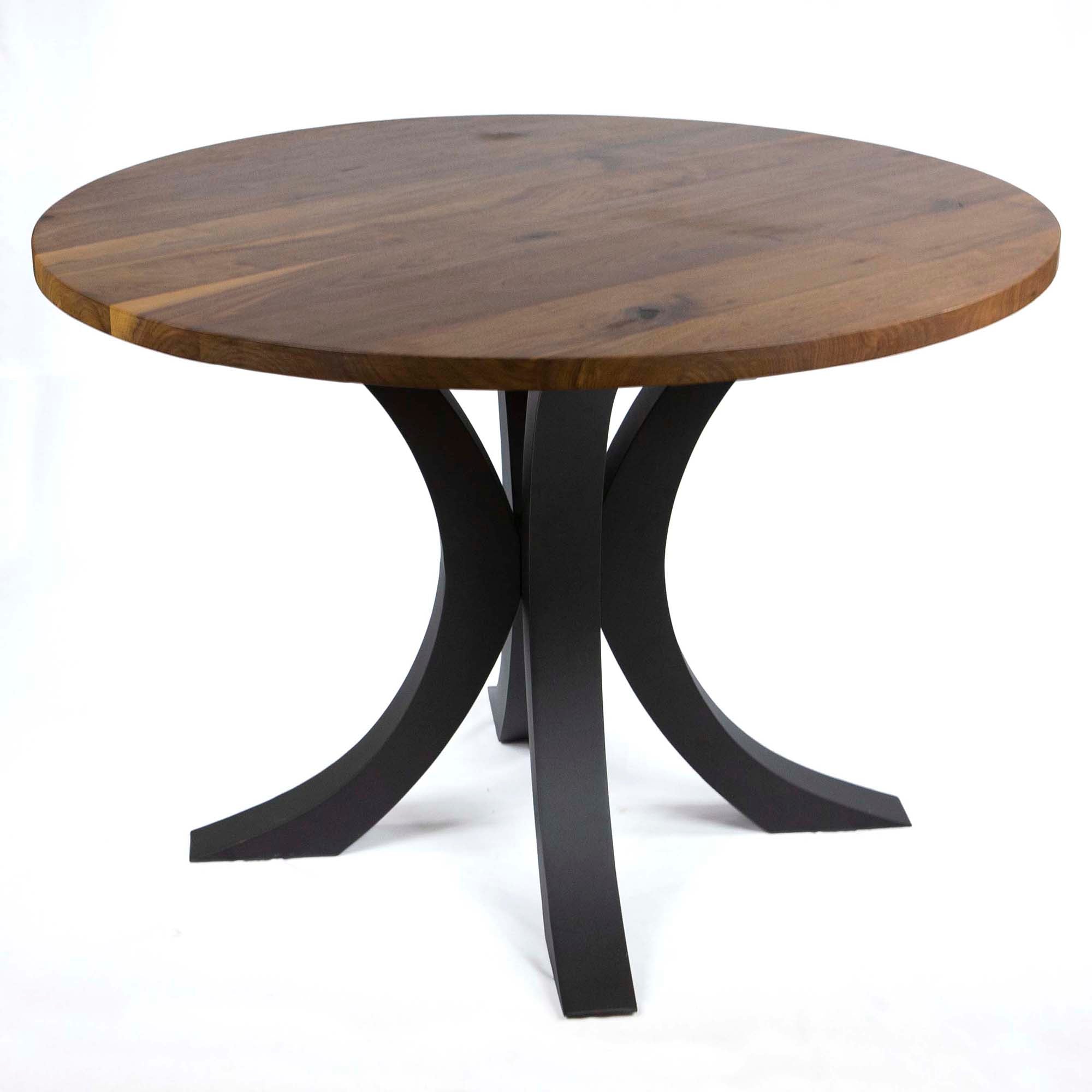 Flowy Butterfly Shaped Round Dining Table Legs (#ST3011) - Modern Metal Base for Round Tables up to 60 Inches in Diameter