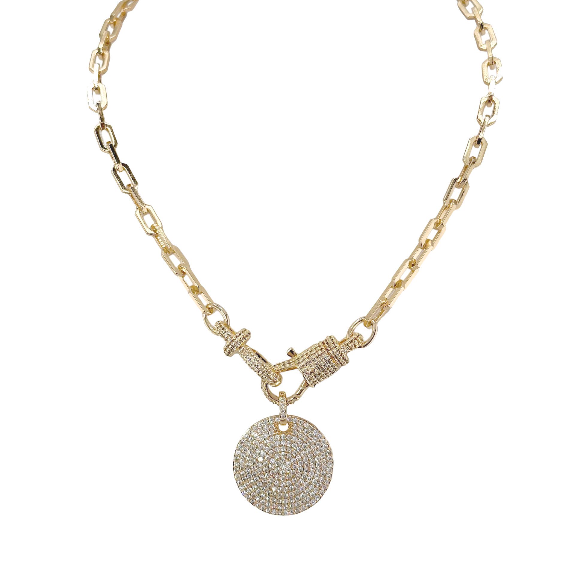 bling-bling-disc-charm-gold-on-elaine-clasp-necklace-love-lisa.jpg