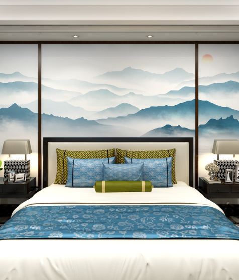 new pic( china) Products 14: Premium Chinese Shanshui Wall Mural for Interior Spaces - Large - Scale, Seamless, and Fade - Resistant