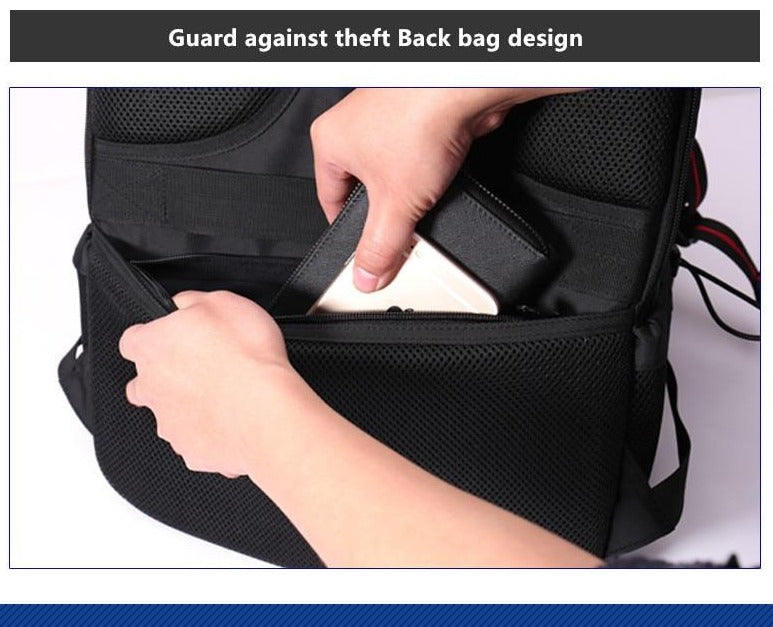 Swiss Design Large Capacity Travel 15" Laptop Backpack with USB Charging, Lock - Ideal for Daily Use, Travel & School